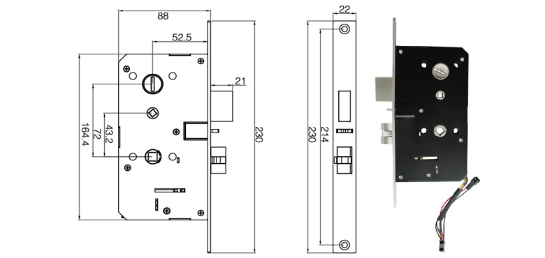 European standard mortise lock European standard mortise lock